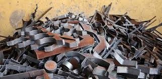 Steel and iron scrap for metal shredder