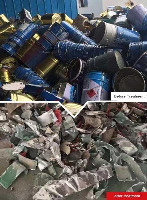 Municipal waste before shredding